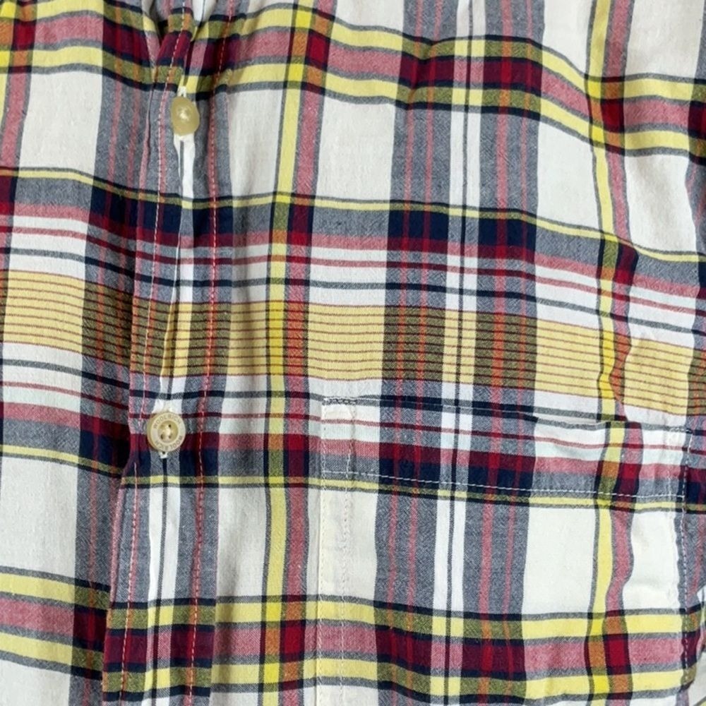 Woolrich Shirt‎ Mens Large Short Sleeve Plaid Button Down - Picture 2 of 6